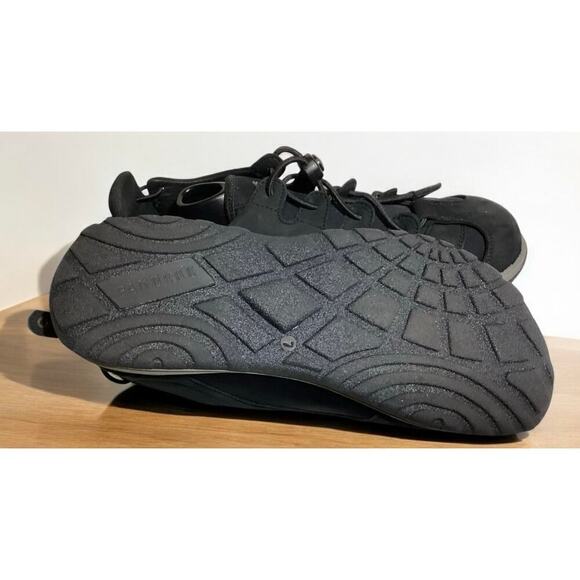 Pandere Expandable Leather no tie Sneaker two Step sz 7 black - Picture 5 of 7